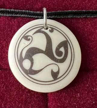 Necklace Pendant Spirals (Round)